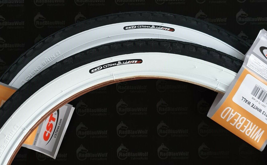 CST Reifen 20 Zoll schwarz - weiß 47-406 Reifen