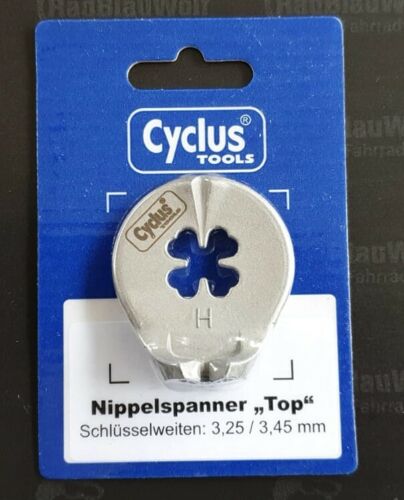 CYCLUS TOOLS  Nippelspanner - NIRO Stahl Schlüsselweite 3.2 / 3.4mm